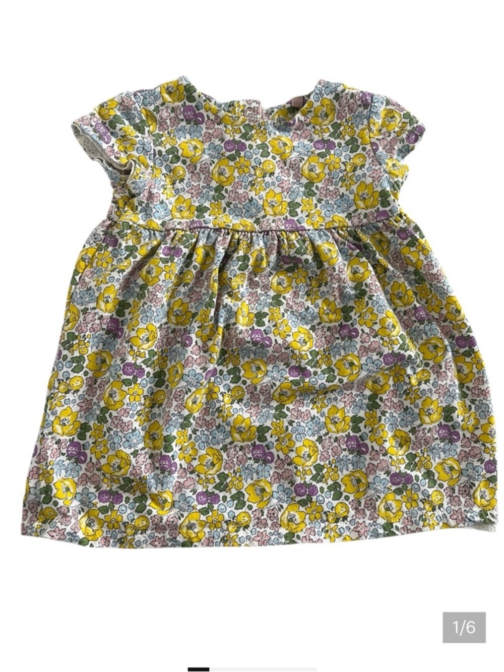 Baby Boden Floral Cotton Dress